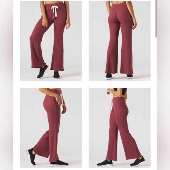 GLYDER NWT SMALL super soft, ribbed Comfort pants with drawstring waist - Picture 1 of 1